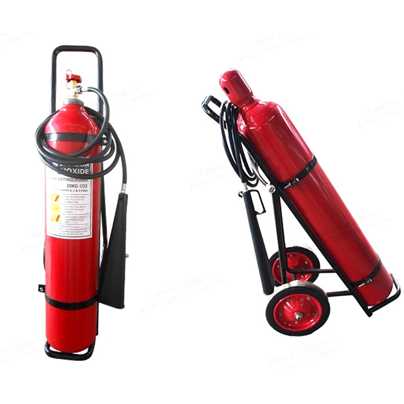 Portable Carbon_Alloy 12KGS CO2 Carbon Dioxide Fire Extinguisher