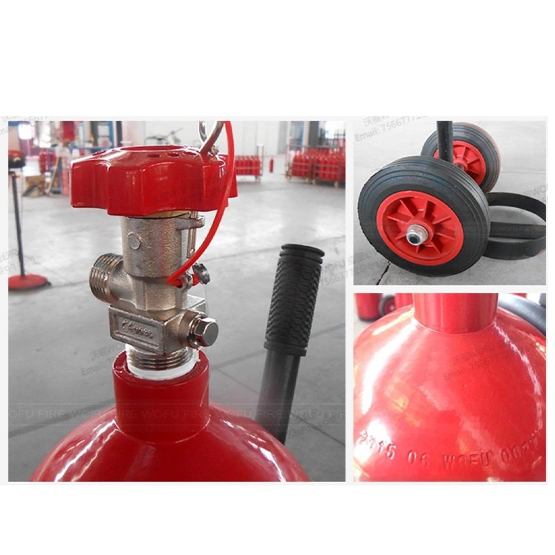 Portable Carbon_Alloy 12KGS CO2 Carbon Dioxide Fire Extinguisher