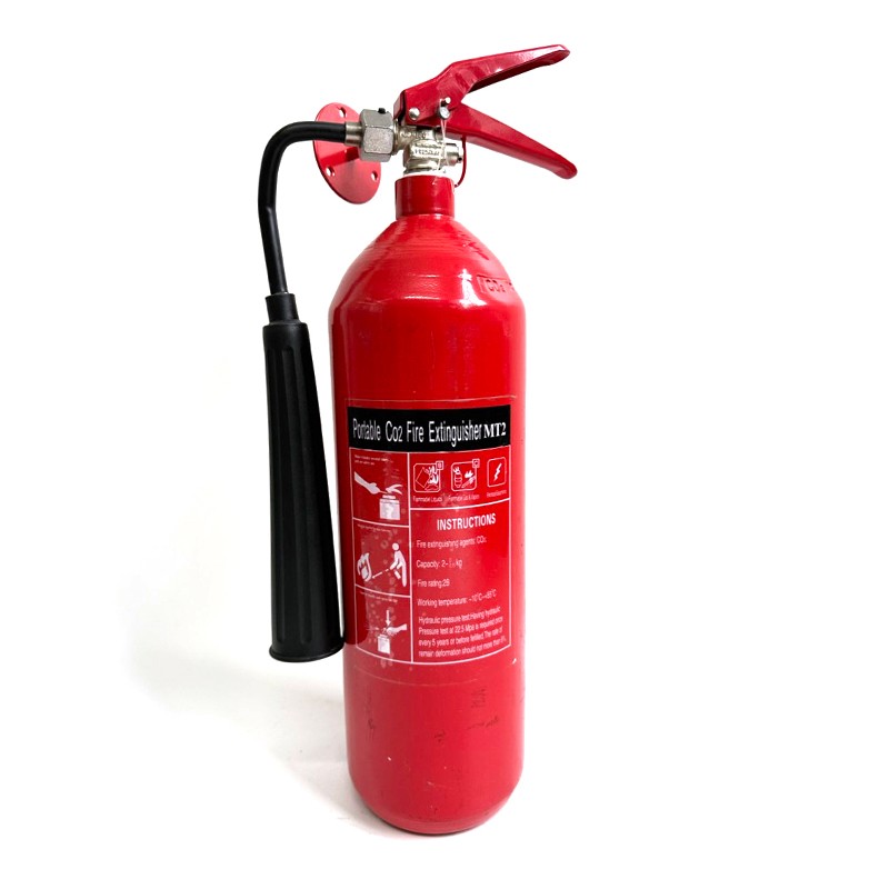 Portable Carbon_Alloy 2KGS CO2 Carbon Dioxide Fire Extinguisher