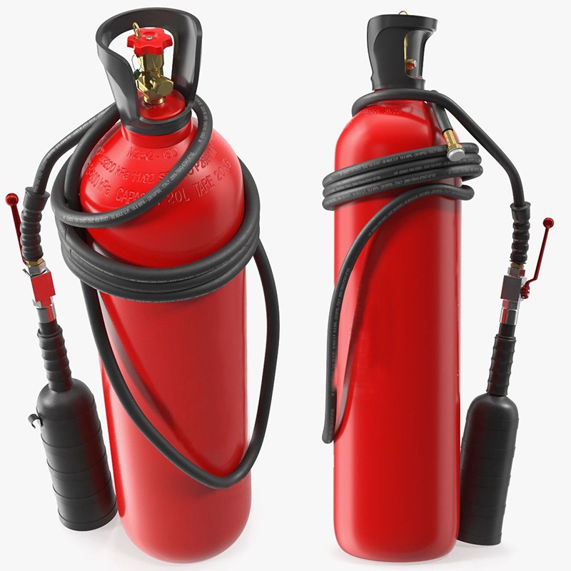 Portable Carbon_Alloy 20KGS CO2 Carbon Dioxide Fire Extinguisher