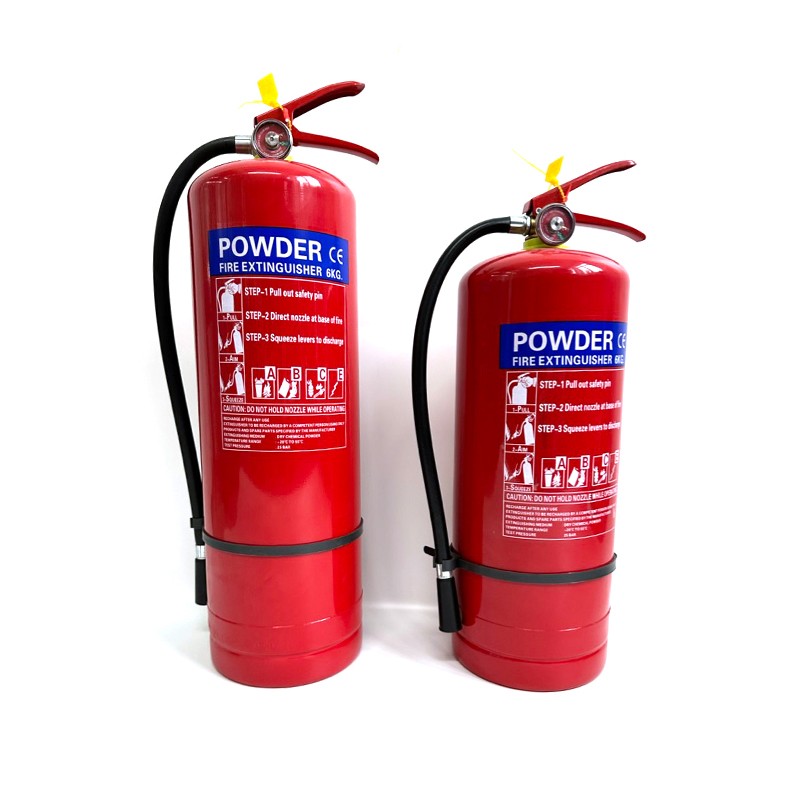 6kgs ISO and CE Standards ABC Portable Dry Powder Extinguisher