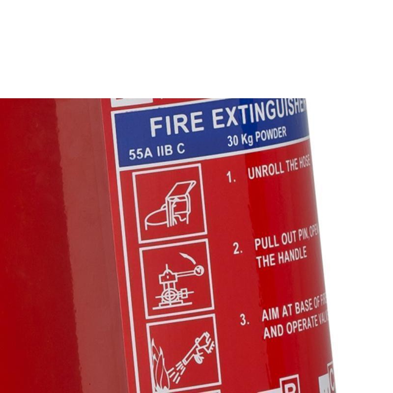 Trolley 30KGS ABC Dry Powder Fire Extinguisher