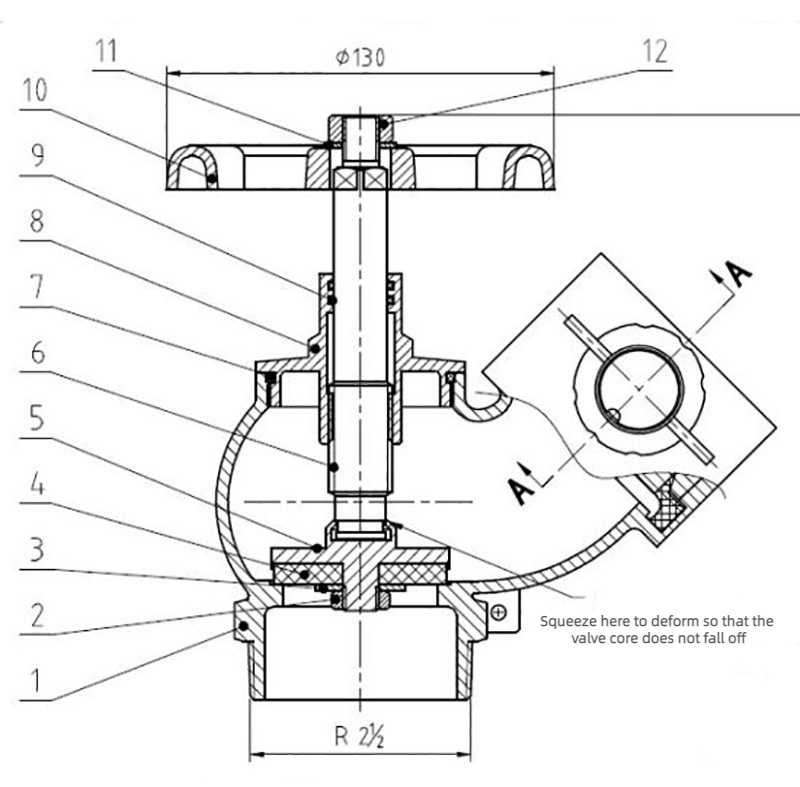 Oblique Landing Valves for Fire Fighting(图1)