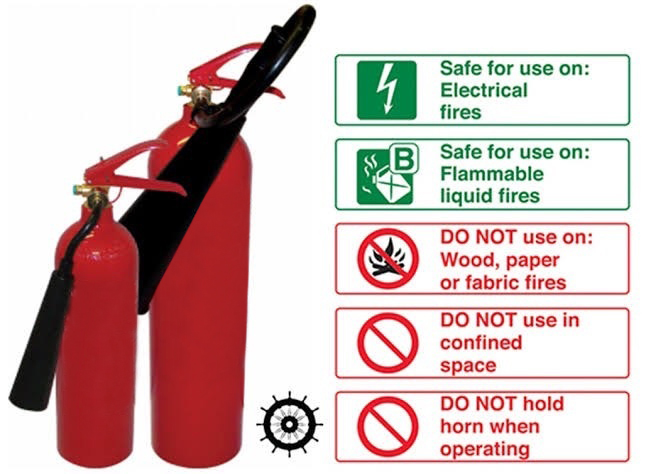 BSI EN3 5KGS CO2 Carbon Dioxide Fire Extinguisher(图1)