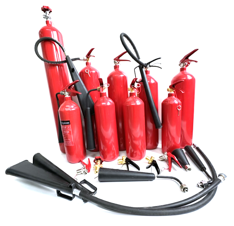 Portable Carbon_Alloy 12KGS CO2 Carbon Dioxide Fire Extinguisher(图2)