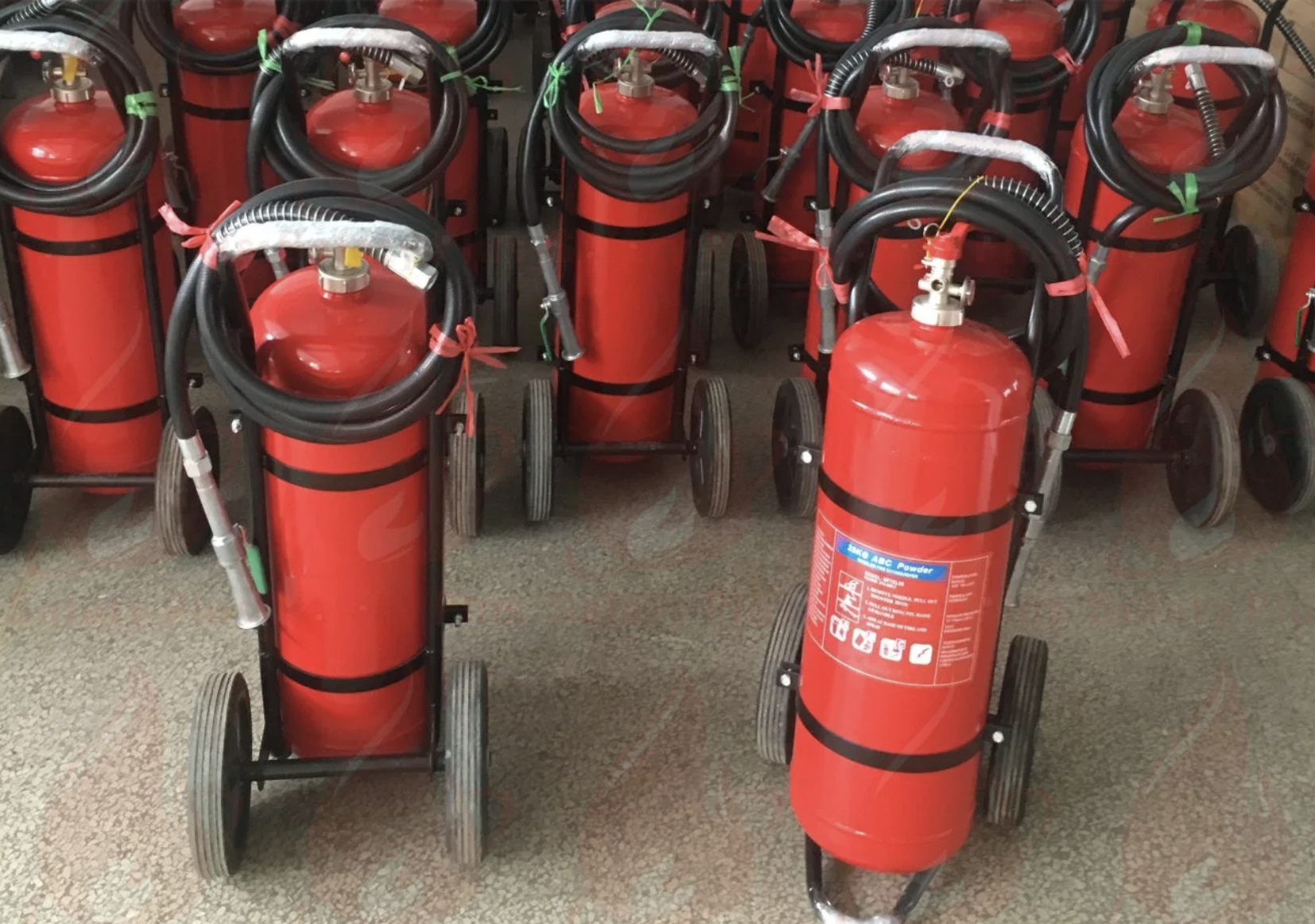 Trolley 30KGS ABC Dry Powder Fire Extinguisher(图1)