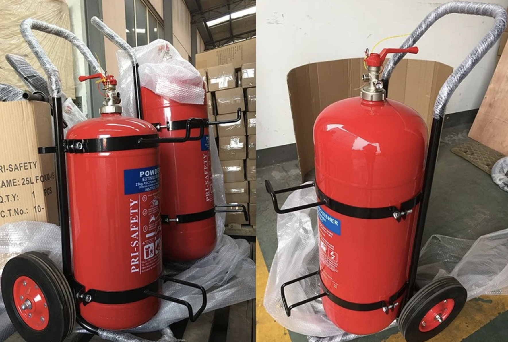 Trolley 35KGS ABC Dry Powder Fire Extinguisher(图1)