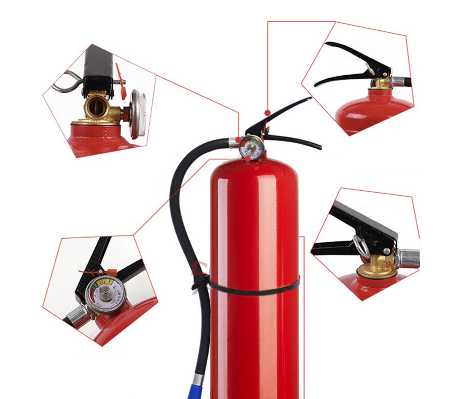 UL 10LB 4.5KGS ABC Portable Dry Powder Extinguisher(图1)