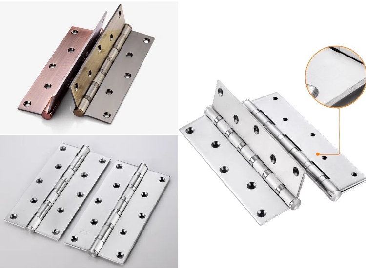 6" Brass Anti-theft Stainless Steel Flush Door Hinge(图1)